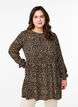 Long-sleeved tunic with a seam, Brown, Model image number 0