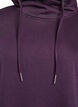 Sweatshirt with high collar and pockets, Purple, Packshot image number 2