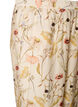 High-waisted viscose trousers with floral print, Beige, Packshot image number 2