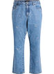High-waisted Gemma jeans with embroidered details, Blue, Packshot image number 0