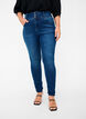 Super slim Bea jeans with extra high waist, Blue, Model image number 2