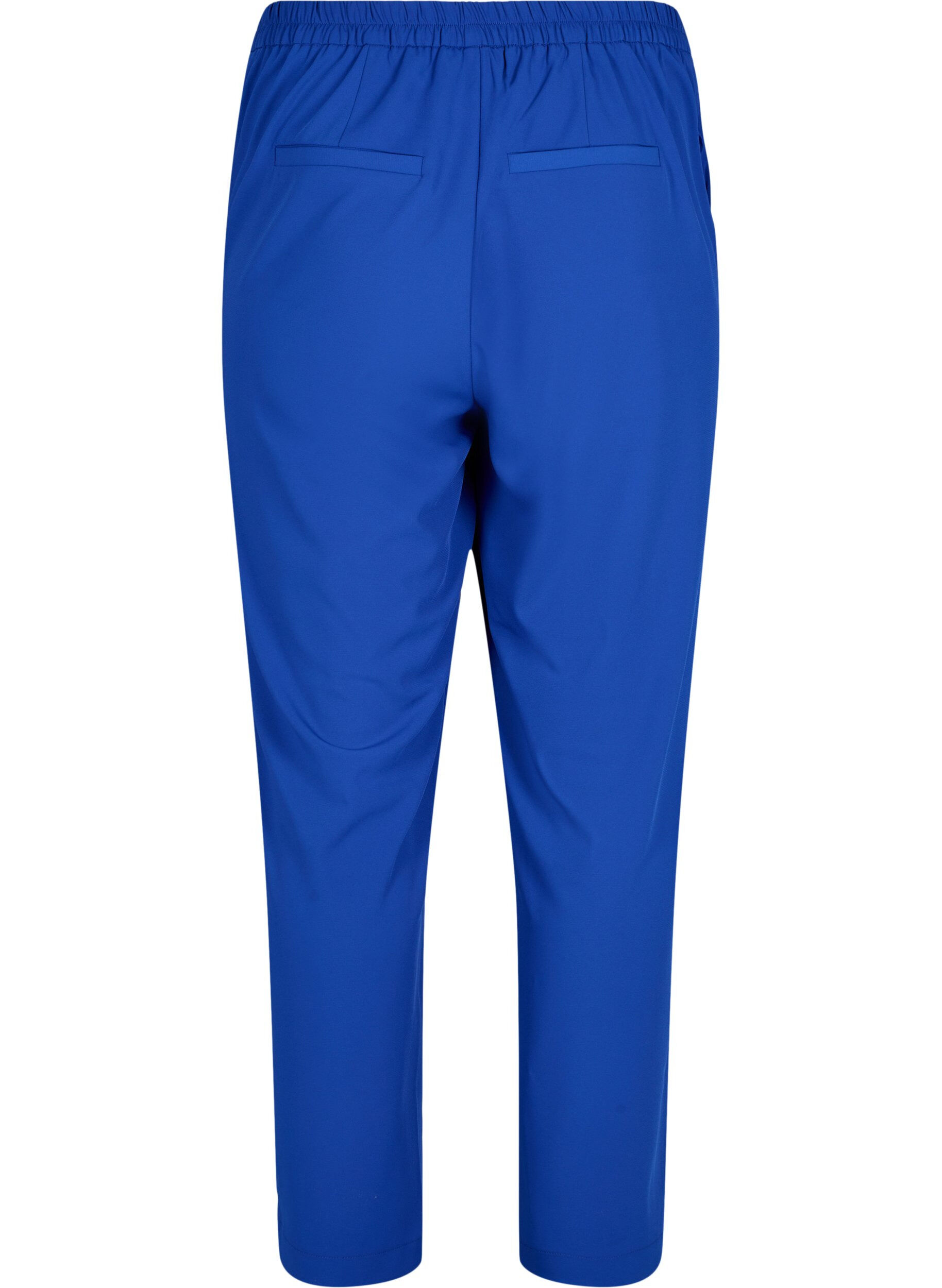 Zizzifashion Classic trousers with pockets, Blue, Packshot image number 1