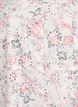 Cotton dress with floral print and broderie anglaise, Vanilla, Packshot image number 2