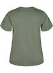 Organic cotton T-shirt with print, Green, Packshot image number 1