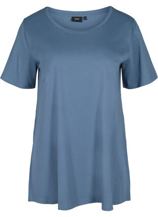Long short-sleeved t-shirt in cotton , Bering Sea, Packshot image number 0
