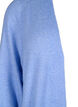 Long knitted cardigan with pockets, Cornflower Blue Mel., Packshot image number 2