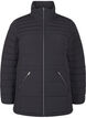 Short puffer jacket with pockets, Black, Packshot image number 0