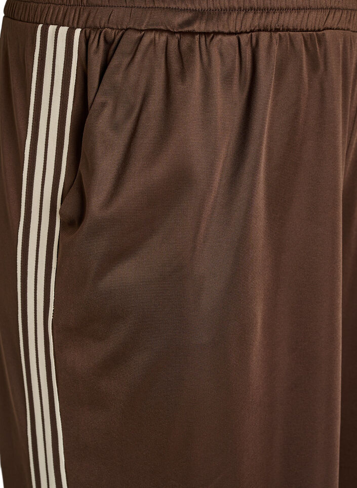Track pants with side stripes and pockets, Brown, Packshot image number 2