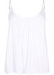 Strap top in viscose, White, Packshot image number 0