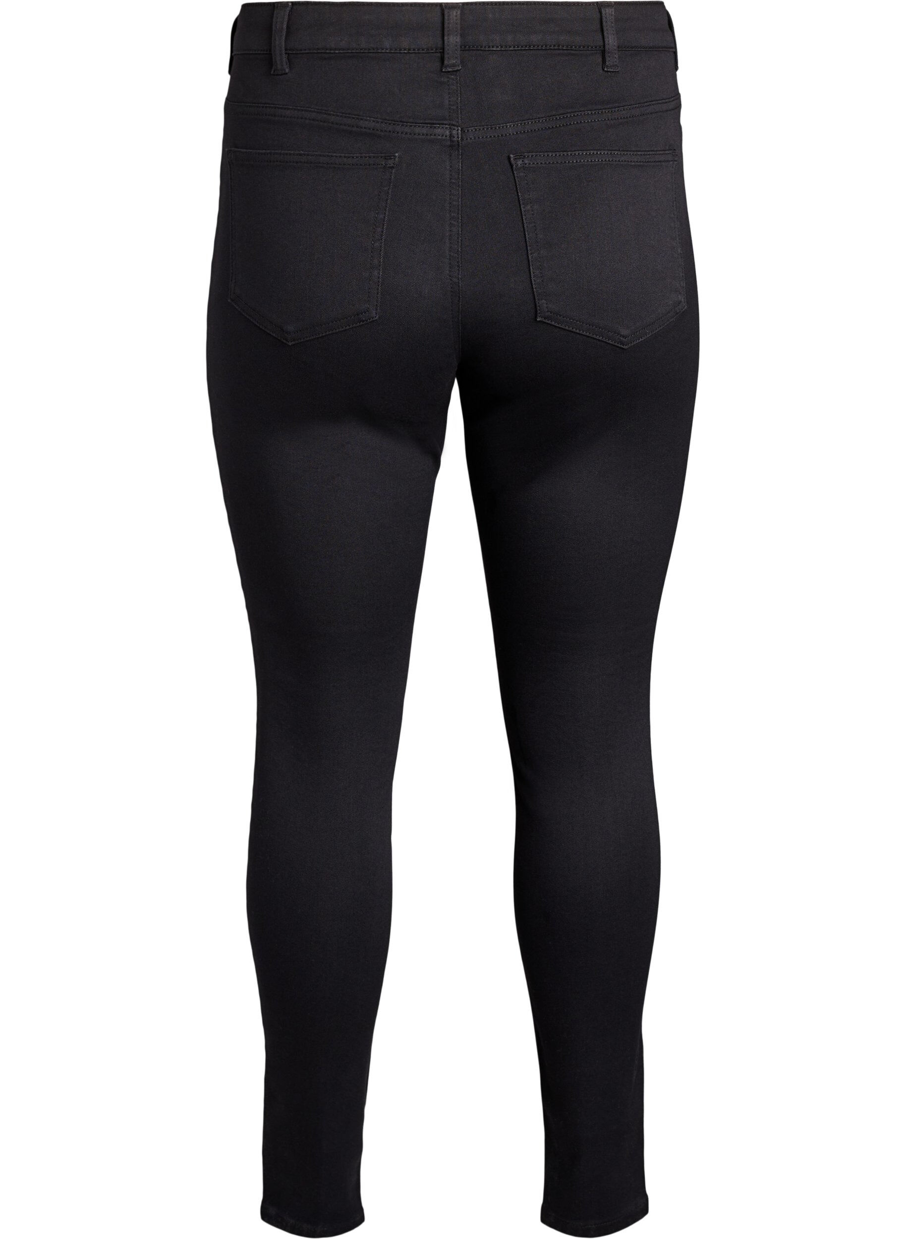 ZizzifashionSuper slim Amy jeans with high waist, Black, Packshot image number 1