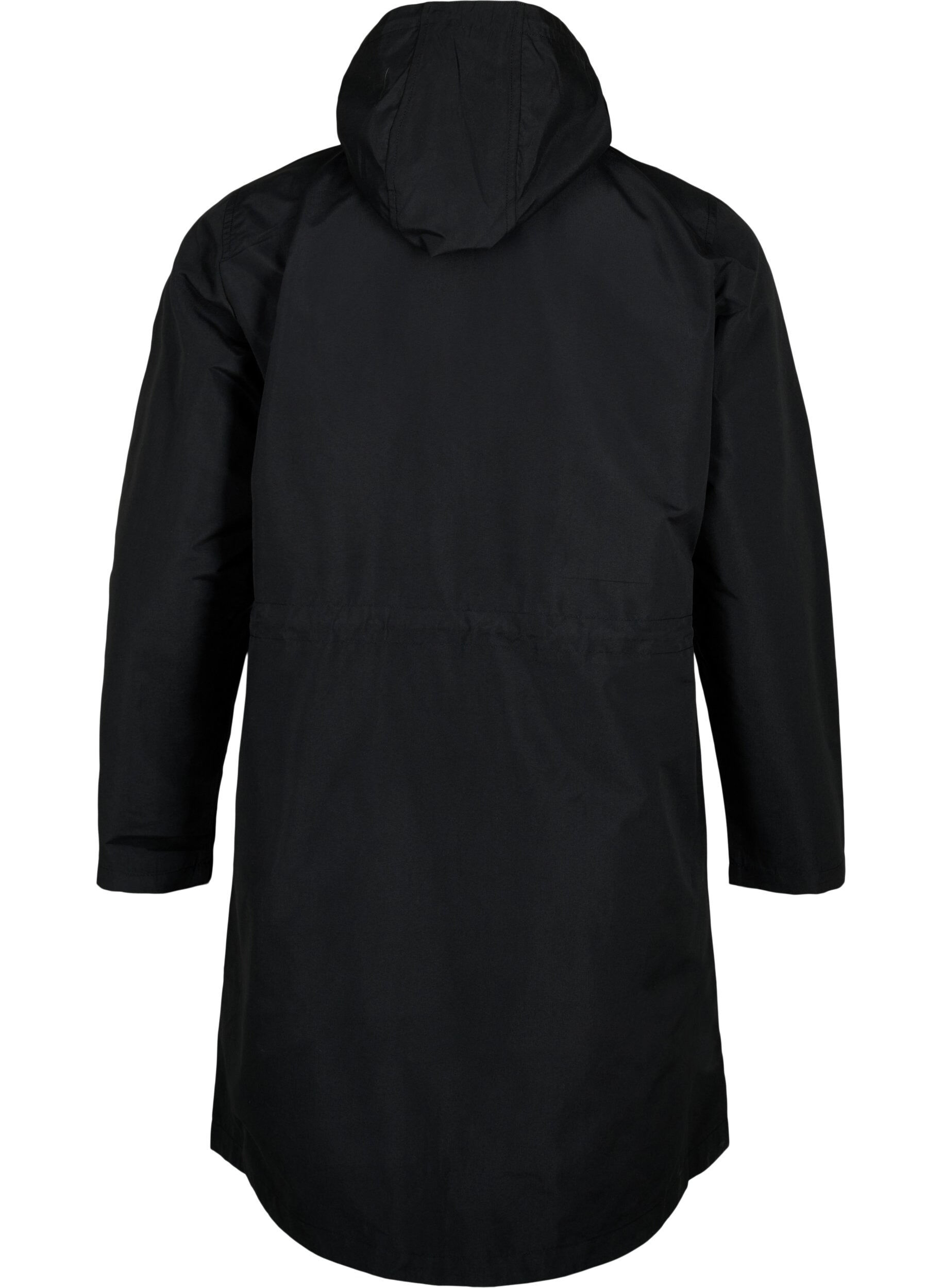 Zizzifashion FLASH - Water-repellent parka with hood, Black, Packshot image number 1