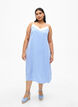 FLASH - Striped strap dress in viscose, L. Blue White Stripe, Model image number 0