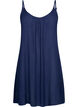 Solid colour strap dress in viscose, Blue, Packshot image number 0
