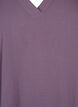 Short-sleeved blouse with A-shape, Vintage Violet, Packshot image number 2