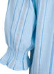 Short cotton dress with striped pattern, Light Blue, Packshot image number 3