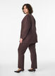 Trousers with pockets and straight legs, Brown, Model image number 1