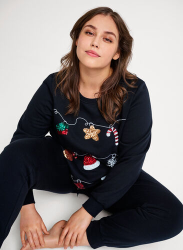 Christmas sweater, Black Decoration, Image image number 0