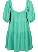 A-shaped short dress with a V-neck, Deep Mint, Packshot image number 1