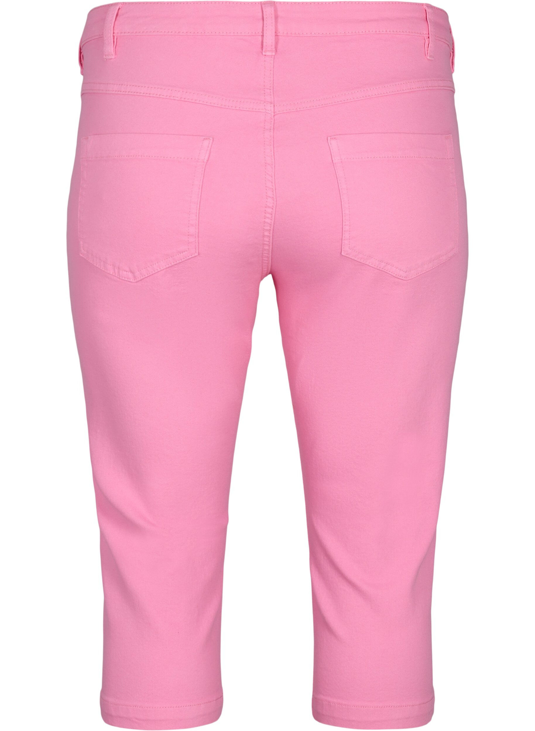 Zizzifashion Close-fitting Emily capri trousers, Rosebloom, Packshot image number 1