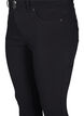 Close-fitting capri trousers in viscose mix, Black, Packshot image number 2