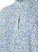 Dotted viscose dress with buttons, Blue Dot AOP, Packshot image number 2
