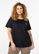 FLASH - T-shirt with motif, Black, Model image number 0