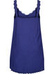 Nightgown with lace hem, Blue, Packshot image number 1