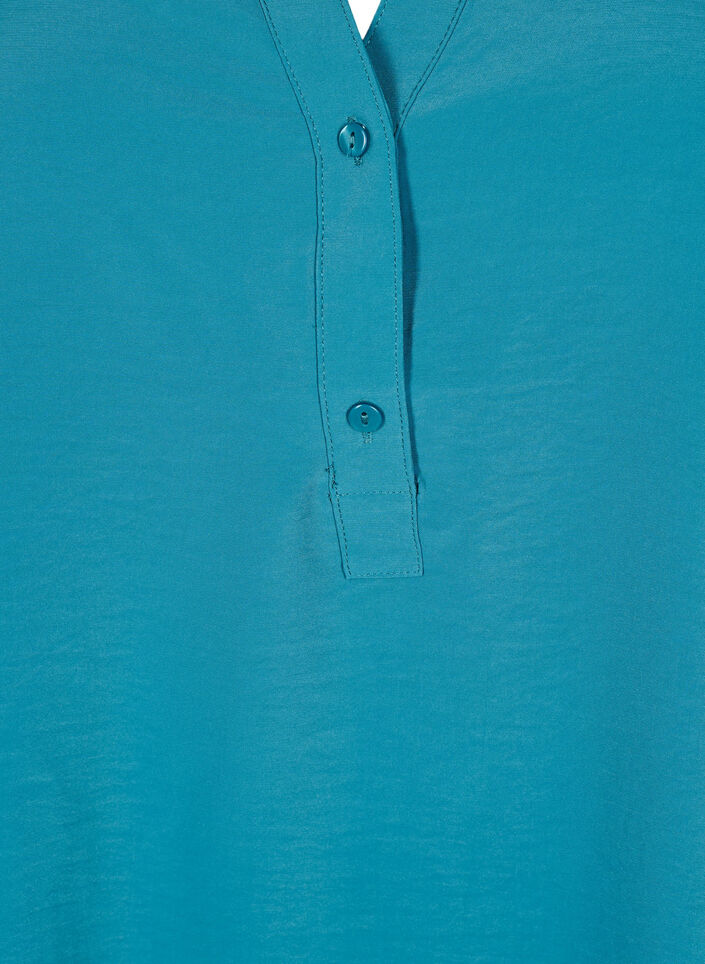 FLASH - Shirt blouse with long sleeves, Green, Packshot image number 2