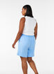 Shorts with pockets and high waist, Light Blue, Model image number 2