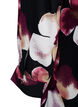 Viscose dress with print and long sleeves, Black, Packshot image number 3