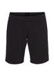 Loose cotton shorts with pockets, Black, Packshot image number 0
