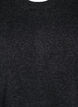 Knitted dress with slits, Dark Grey Melange, Packshot image number 2