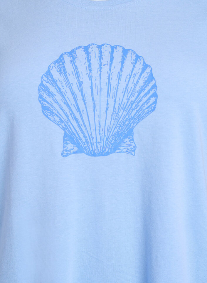 FLASH - T-shirt with motif, Light Blue, Packshot image number 2