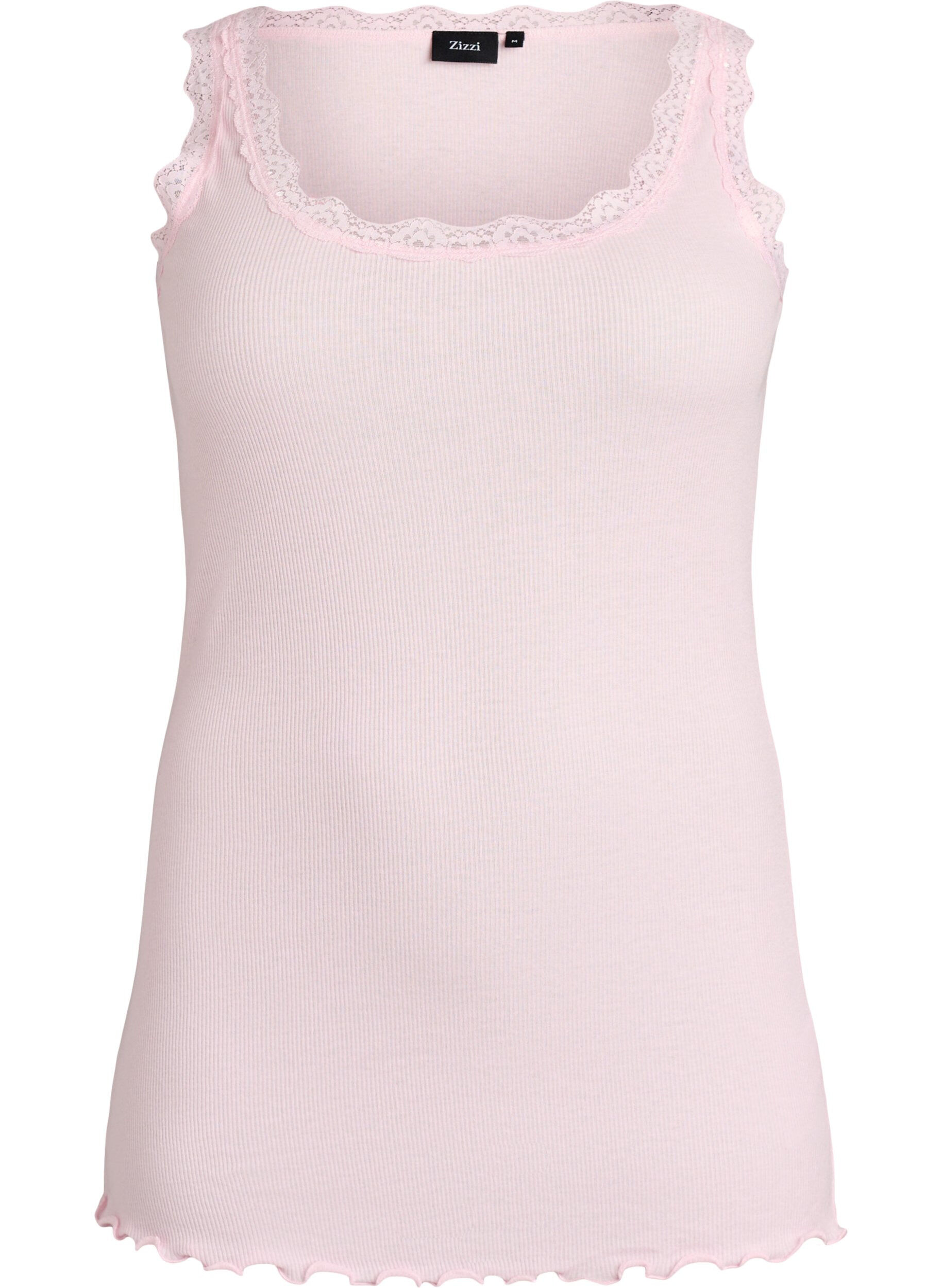 ZizzifashionTop with lace trim, Rose, Packshot image number 0