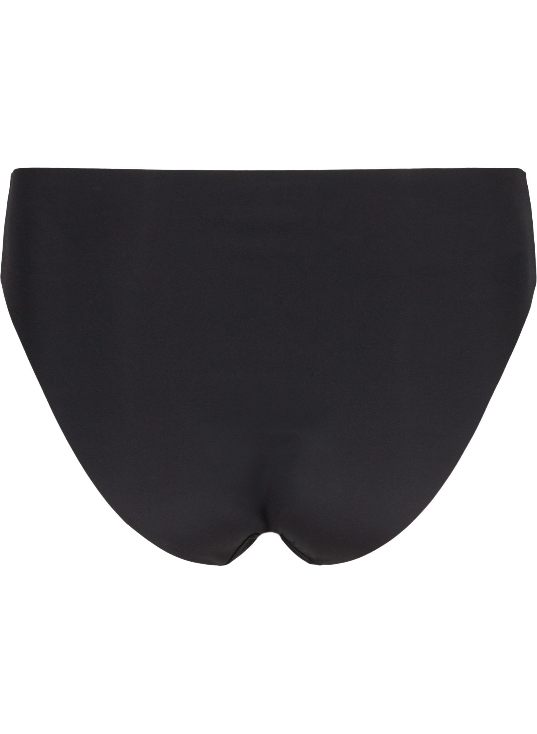 Zizzifashion 2-pack seamless knickers, Black, Packshot image number 1