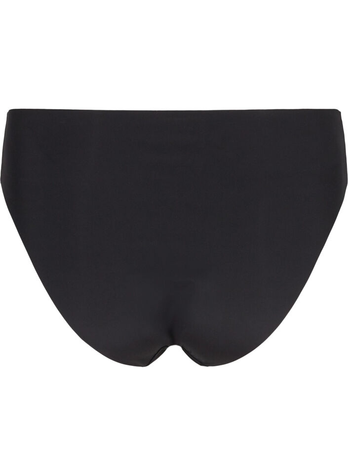 2-pack seamless knickers, Black, Packshot image number 1