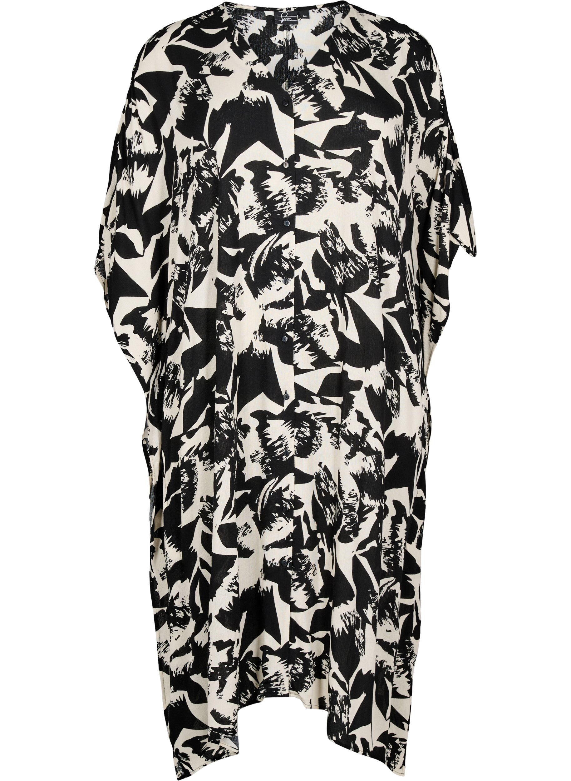 Kaftan beach dress with buttons