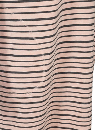 Short-sleeved cotton dress with pockets, Rose Smoke mel., Packshot image number 3