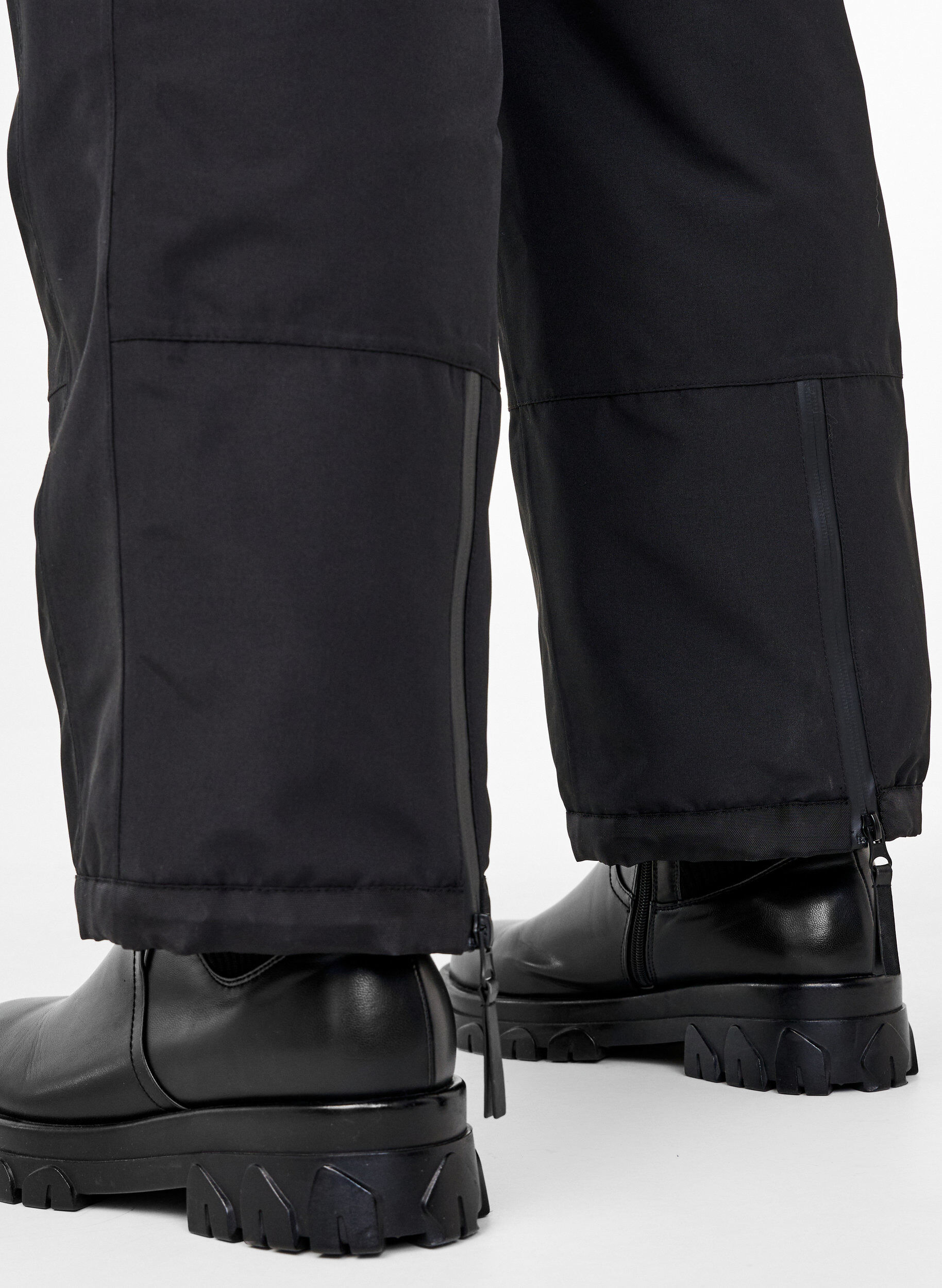 ZizzifashionSki trousers with pockets and adjustable waist, Black, Model image number 4