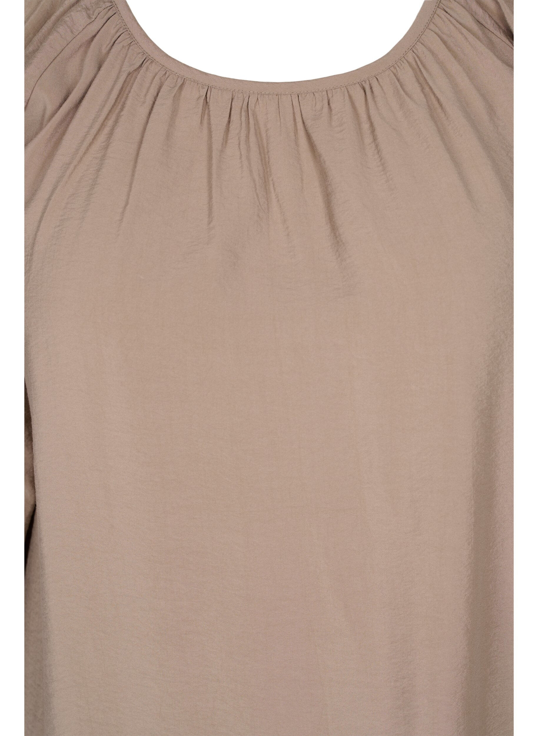 Zizzifashion A shape Tunic dress with 3/4 sleeves, Fungi, Packshot image number 2