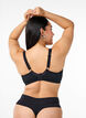 Comfort bra with underwire and moulded cups, Black, Model image number 2