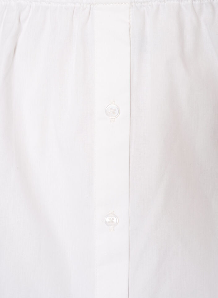 Shirt extender in 100% cotton, White, Packshot image number 2