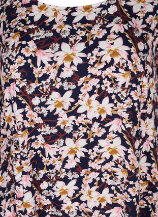 Dress, Blue/Pink Flower, Packshot image number 2