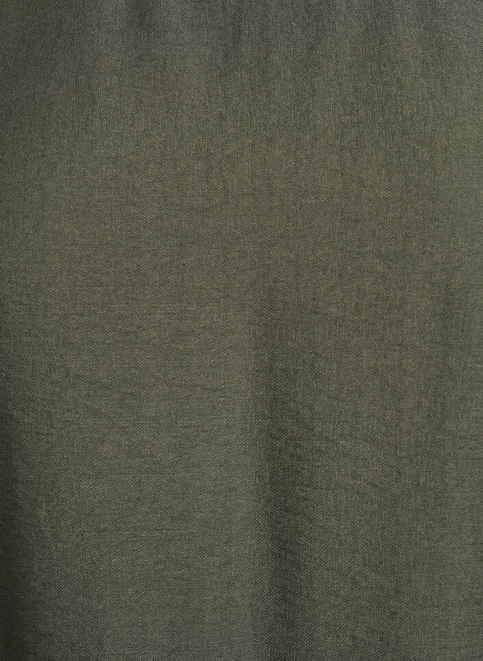 Viscose blouse with 1/2 sleeves, Green, Packshot image number 2