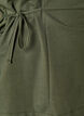 Blouse in a cotton blend with a V-neck and tie-string, Green, Packshot image number 2