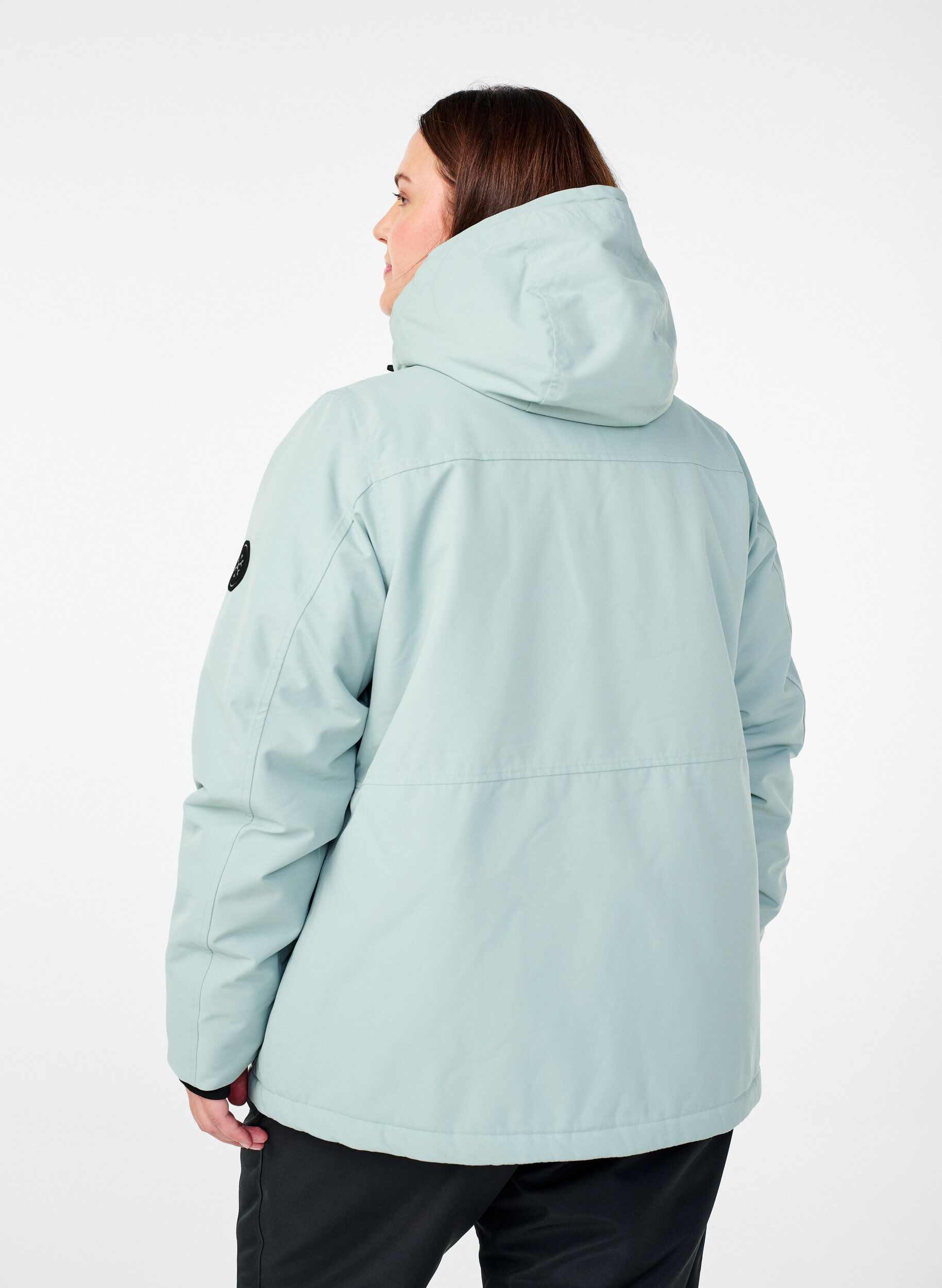 Zizzifashion Functional ski anorak with hood, Green, Model image number 2