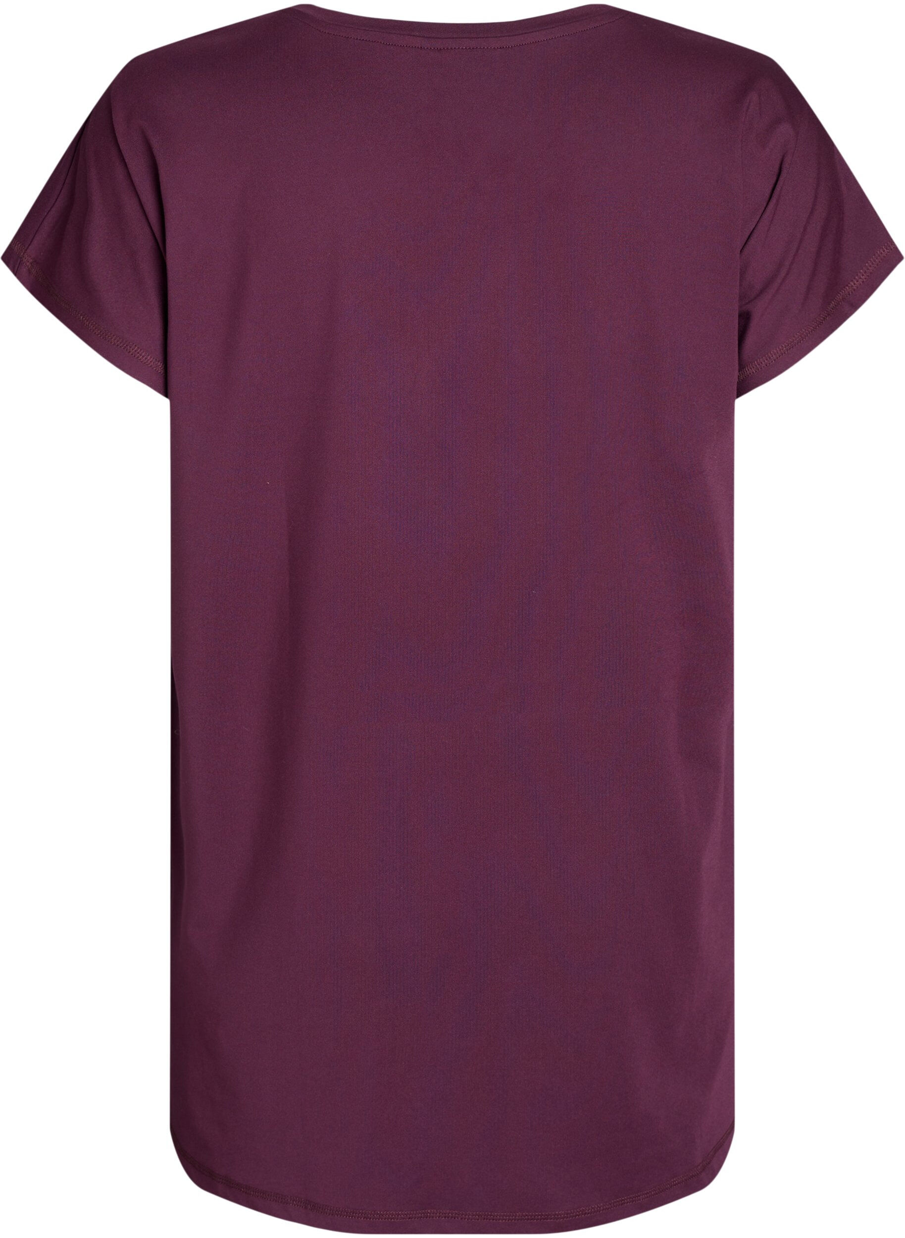 ZizzifashionLong workout T-shirt, Red, Packshot image number 1