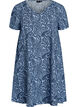 Short a-line dress with paisley print, Light Blue, Packshot image number 0