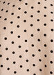 Blouse with dots and tie details, Beige, Packshot image number 2