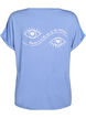 Loose night tee in viscose, Blue, Packshot image number 1